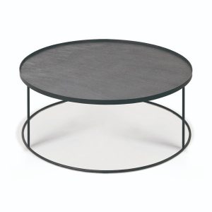 table basse round tray