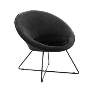 Fauteuil circle noir