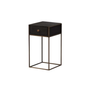 Chevet black drawer