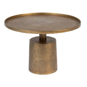 Table basse antique dorée