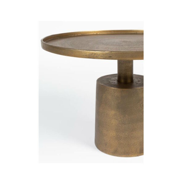 Table basse antique dorée – Image 3