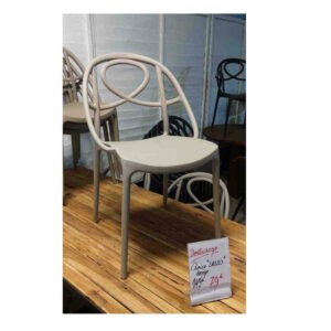 Chaise Lasso beige vendu par 4