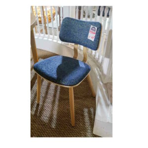 Lot de 6 chaises scandi bleu